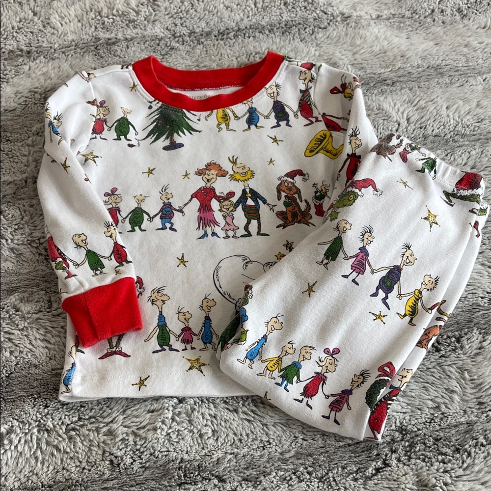 POTTERY BARN KIDS GRINCH PAJAMAS